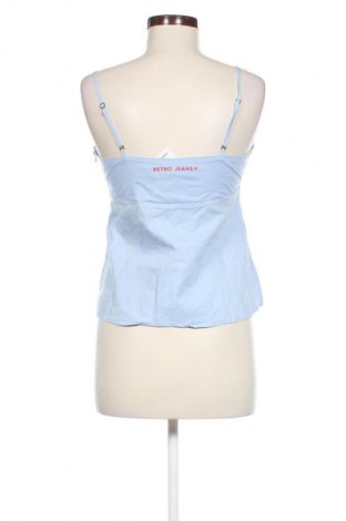 Γυναικείο τοπ Retro Jeans, Μέγεθος M, Χρώμα Μπλέ, Τιμή 4,99 €