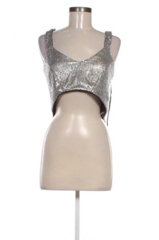 Dámsky top  Zara, Veľkosť L, Farba Strieborná, Cena  10,95 €