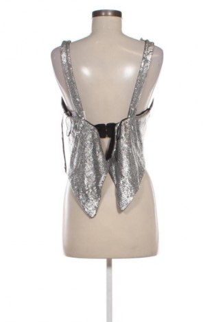 Dámsky top  Zara, Veľkosť L, Farba Strieborná, Cena  10,95 €
