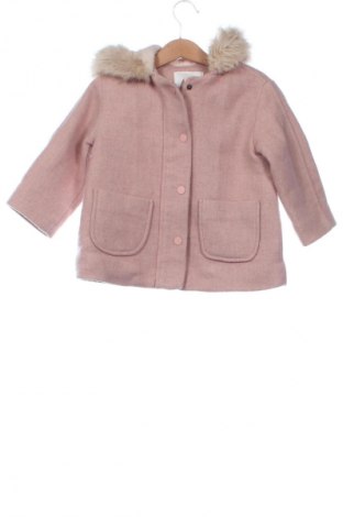 Детско палто Zara, Размер 18-24m/ 86-98 см, Цвят Розов, Цена 27,00 лв.