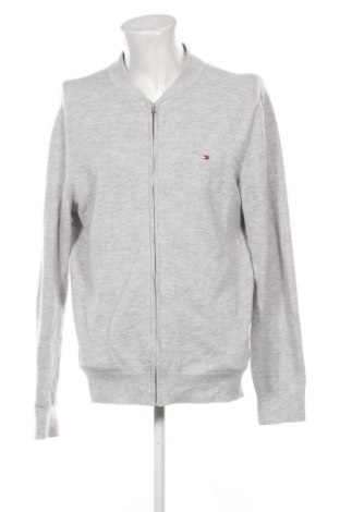 Jachetă tricotată de bărbați Tommy Hilfiger, Mărime XXL, Culoare Gri, Preț 314,99 Lei