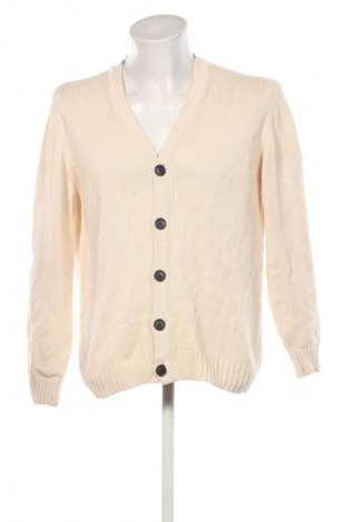 Herren Strickjacke Zara, Größe M, Farbe Beige, Preis 9,99 €