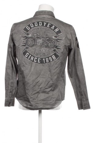 Herrenhemd Good Year, Größe M, Farbe Grau, Preis € 5,99