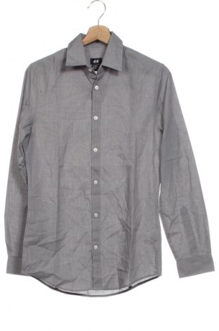 Herrenhemd H&M, Größe XS, Farbe Grau, Preis 6,99 €