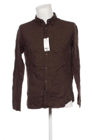 Herrenhemd Jack & Jones, Größe L, Farbe Braun, Preis € 45,99