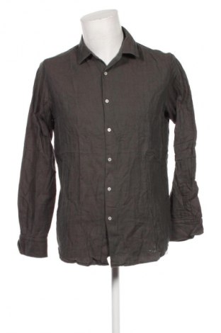Мъжка риза Massimo Dutti, Размер L, Цвят Зелен, Цена 47,99 лв.