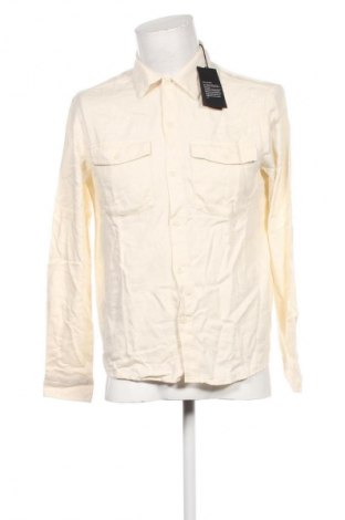 Herrenhemd Only & Sons, Größe S, Farbe Ecru, Preis 23,99 €