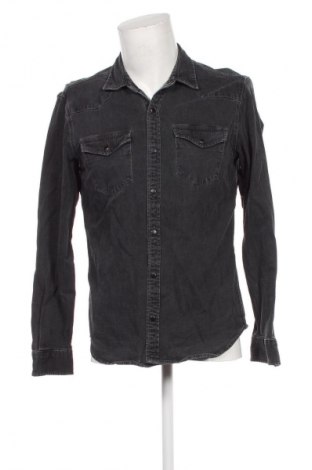 Cămașă de bărbați Pull&Bear, Mărime L, Culoare Negru, Preț 94,99 Lei