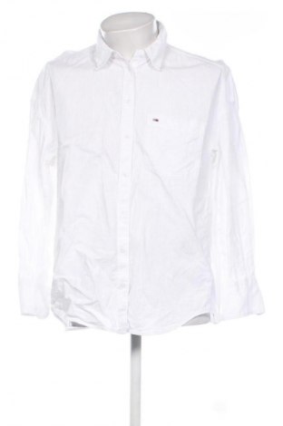 Мъжка риза Tommy Jeans, Размер M, Цвят Бял, Цена 142,99 лв.