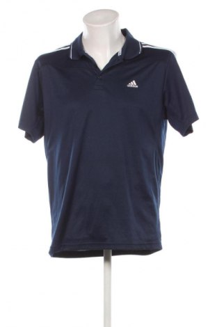 Herren T-Shirt Adidas, Größe L, Farbe Blau, Preis 18,99 €