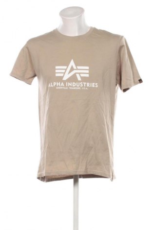 Herren T-Shirt Alpha Industries, Größe XXL, Farbe Beige, Preis € 34,99