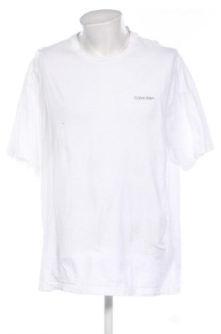 Herren T-Shirt Calvin Klein, Größe 3XL, Farbe Weiß, Preis 56,99 €