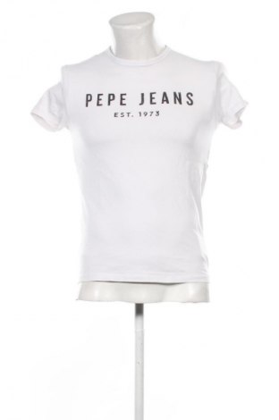 Herren T-Shirt Pepe Jeans, Größe S, Farbe Weiß, Preis 14,00 €