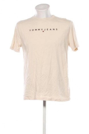 Męski T-shirt Tommy Jeans, Rozmiar S, Kolor Beżowy, Cena 268,99 zł