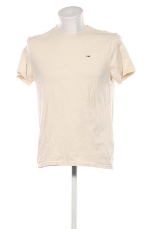 Męski T-shirt Tommy Jeans, Rozmiar M, Kolor Beżowy, Cena 268,99 zł