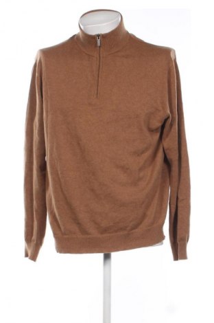 Herrenpullover Andrew James, Größe L, Farbe Braun, Preis 27,99 €