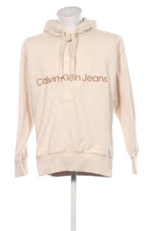 Мъжки суитшърт Calvin Klein Jeans, Размер M, Цвят Бежов, Цена 90,99 лв.