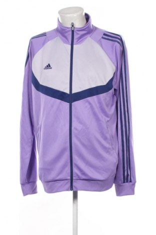 Ανδρική αθλητική ζακέτα Adidas, Μέγεθος XL, Χρώμα Βιολετί, Τιμή 24,55 €