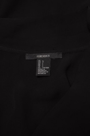 Γυναικείο πουκάμισο Forever 21, Μέγεθος L, Χρώμα Μαύρο, Τιμή 10,52 €