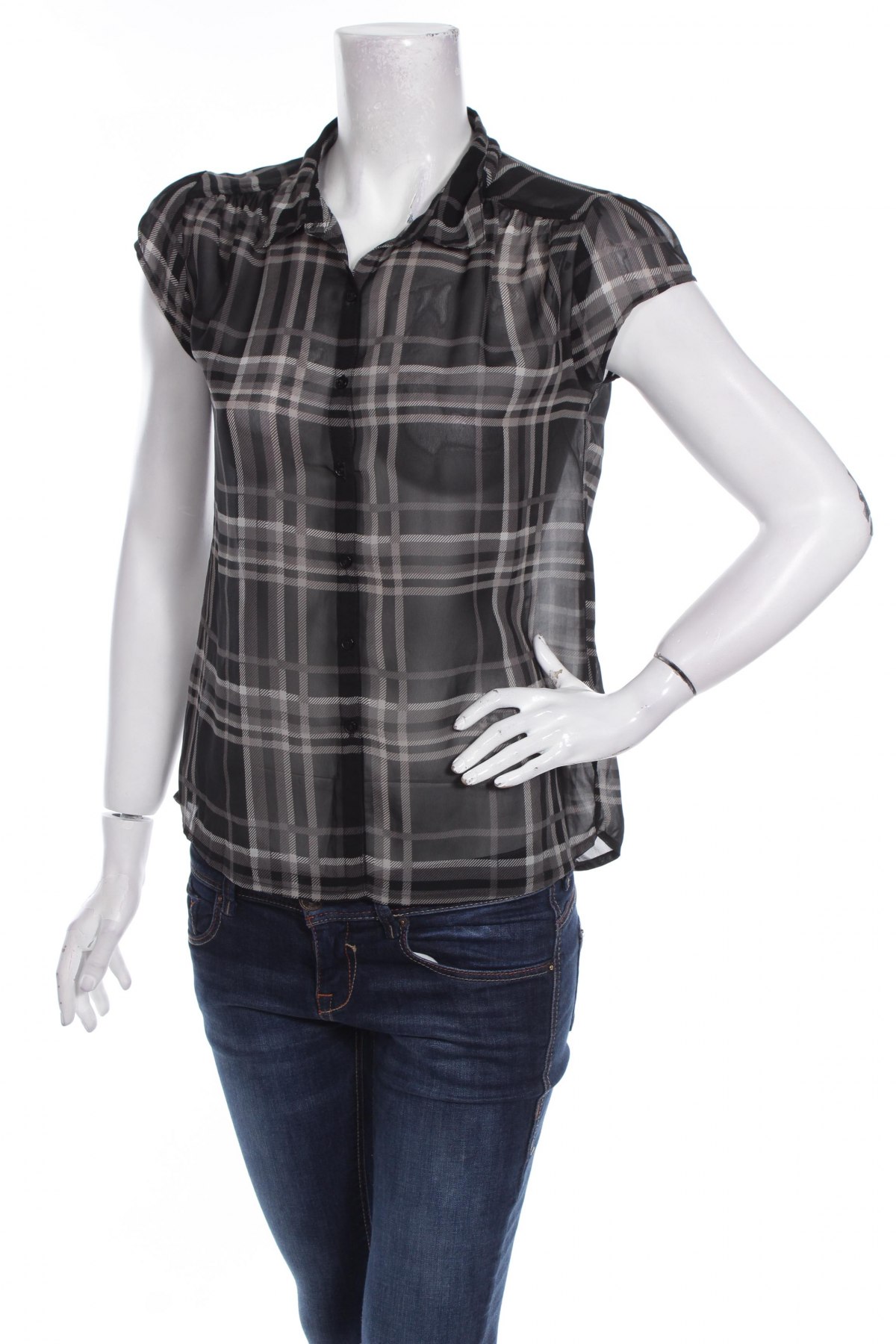Γυναικείο πουκάμισο Atmosphere, Μέγεθος M, Χρώμα Μαύρο, Τιμή 10,52 €