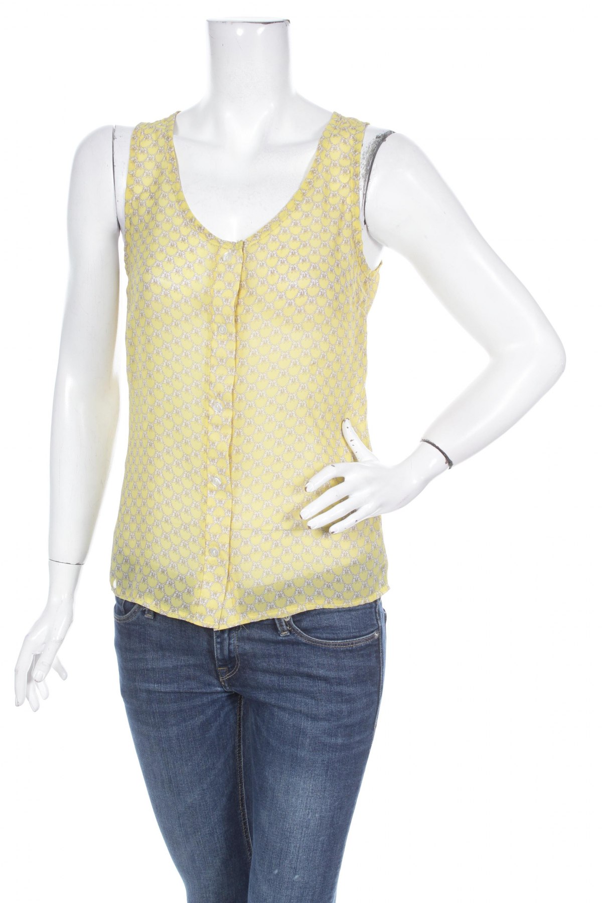 Γυναικείο πουκάμισο Charlotte Russe, Μέγεθος S, Χρώμα Κίτρινο, Τιμή 9,90 €