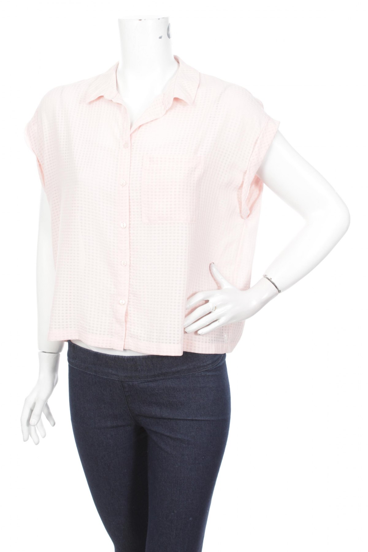Γυναικείο πουκάμισο New Look, Μέγεθος L, Χρώμα Ρόζ , Τιμή 9,28 €