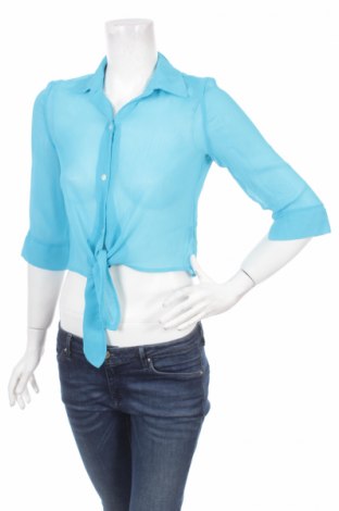 Γυναικείο πουκάμισο Amy Byer, Μέγεθος XL, Χρώμα Μπλέ, Τιμή 11,13 €