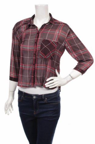 Γυναικείο πουκάμισο Bershka, Μέγεθος L, Χρώμα Κόκκινο, Τιμή 14,23 €