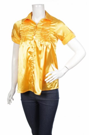 Γυναικείο πουκάμισο Chillipop, Μέγεθος M, Χρώμα Κίτρινο, Τιμή 14,85 €