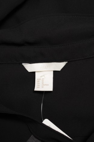 Γυναικείο πουκάμισο H&M, Μέγεθος L, Χρώμα Μαύρο, Τιμή 11,13 €