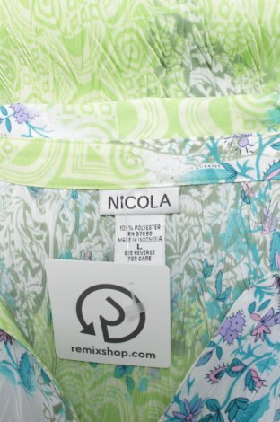 Γυναικείο πουκάμισο Nicola, Μέγεθος L, Χρώμα Πολύχρωμο, Τιμή 15,46 €