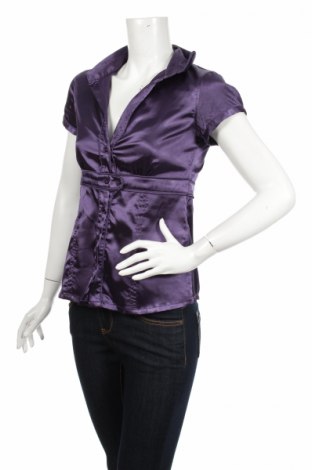 Γυναικείο πουκάμισο Oxxy, Μέγεθος L, Χρώμα Βιολετί, Τιμή 11,75 €