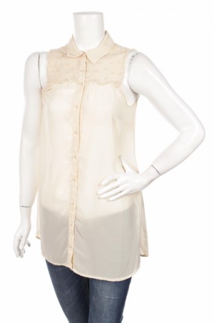 Γυναικείο πουκάμισο Vero Moda, Μέγεθος S, Χρώμα  Μπέζ, Τιμή 11,75 €