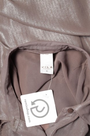 Γυναικείο πουκάμισο Vila, Μέγεθος S, Χρώμα Καφέ, Τιμή 11,75 €