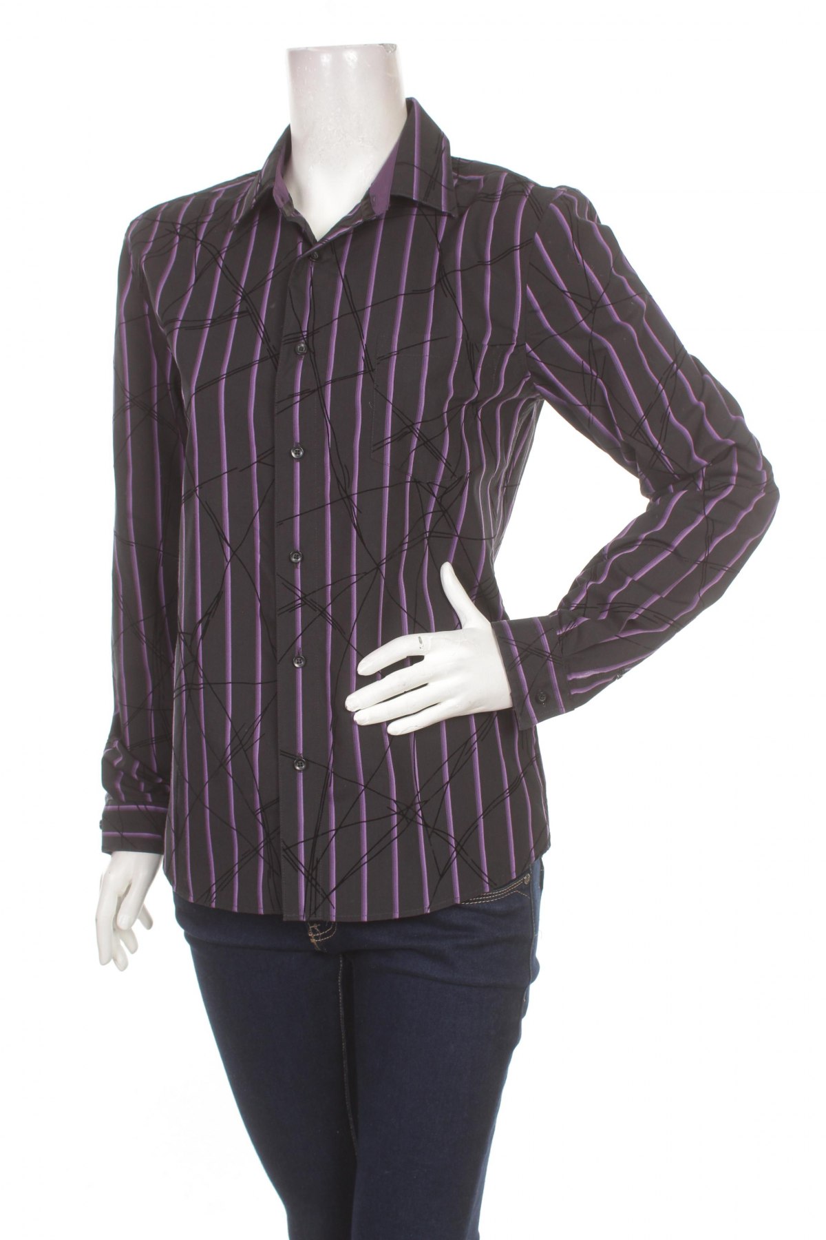 Γυναικείο πουκάμισο Clockhouse, Μέγεθος S, Χρώμα Μαύρο, Τιμή 16,70 €