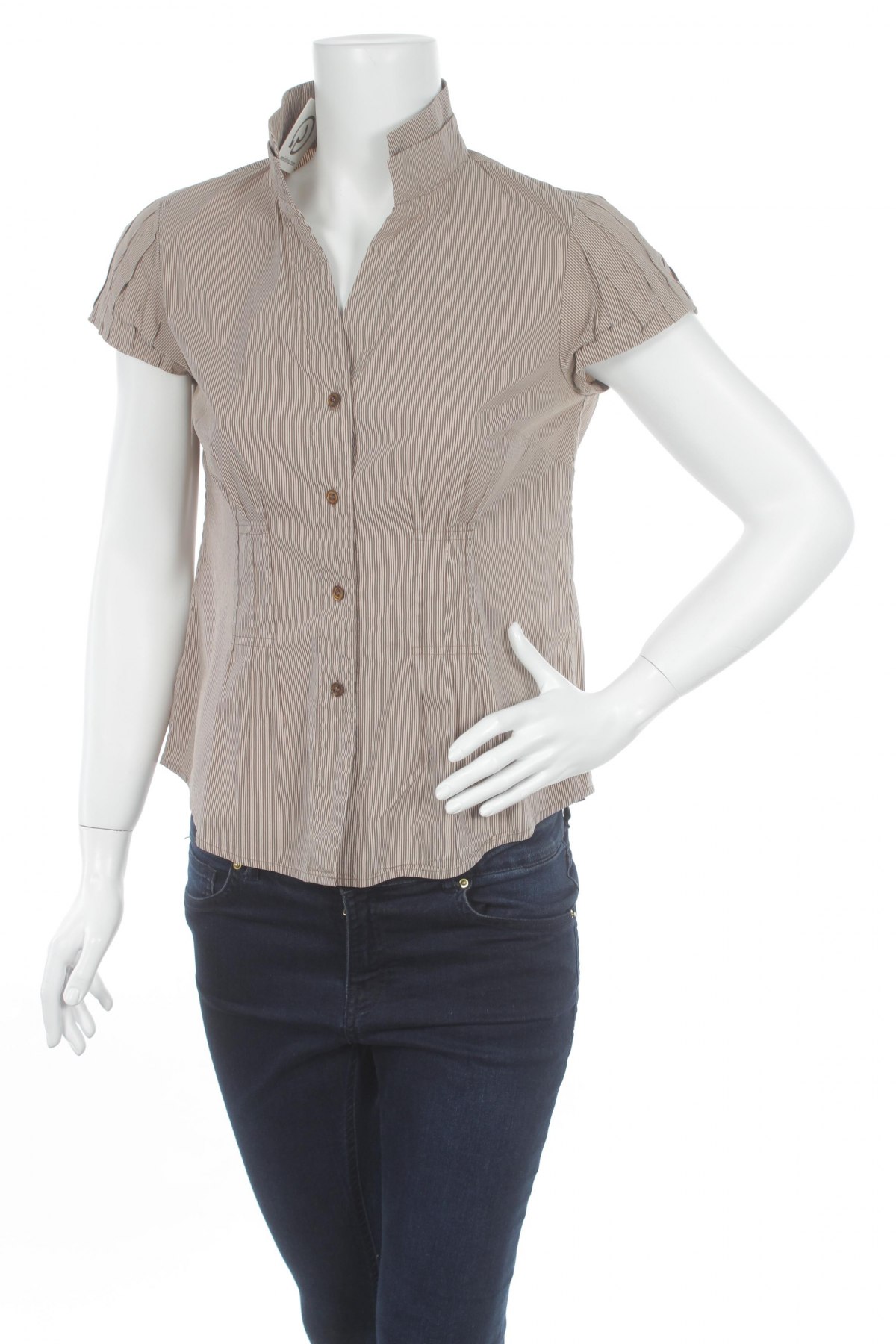 Γυναικείο πουκάμισο, Μέγεθος S, Χρώμα  Μπέζ, Τιμή 11,75 €