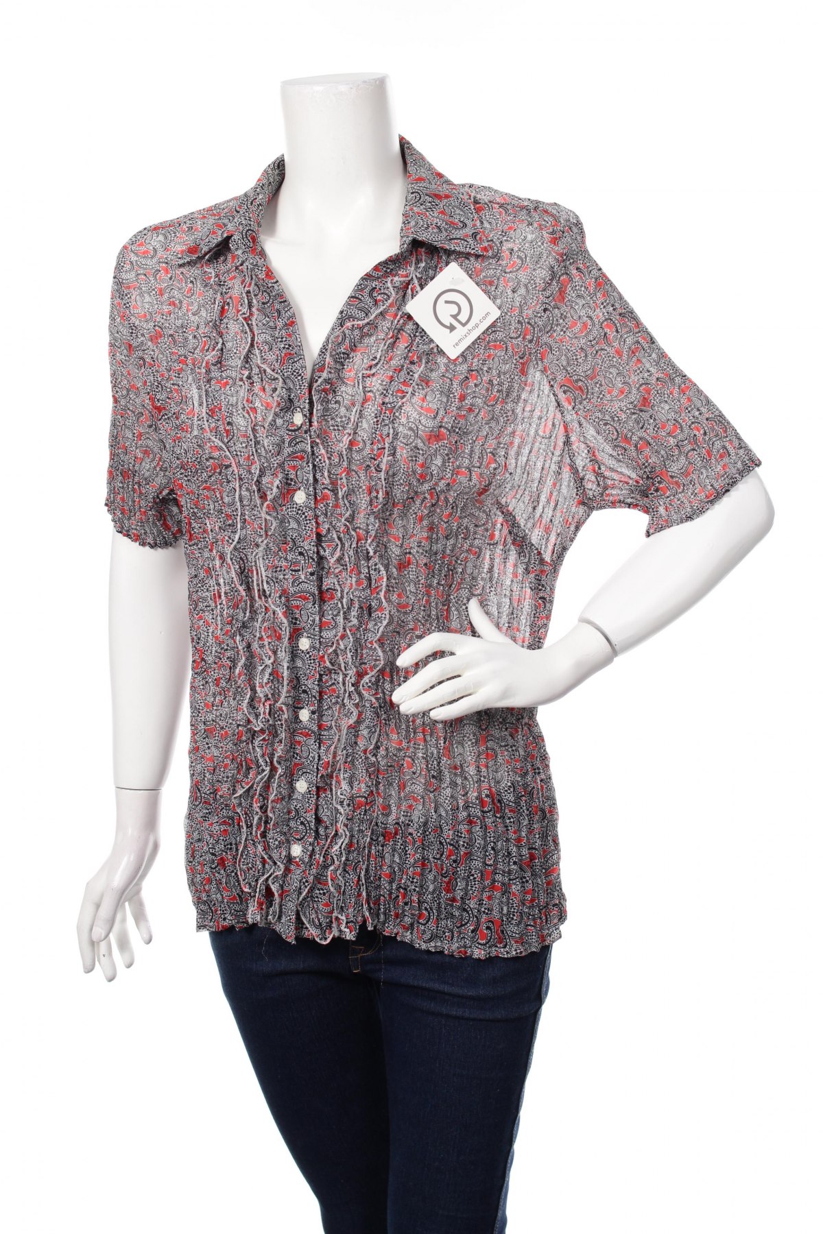 Γυναικείο πουκάμισο Fred David, Μέγεθος M, Χρώμα Πολύχρωμο, Τιμή 11,13 €