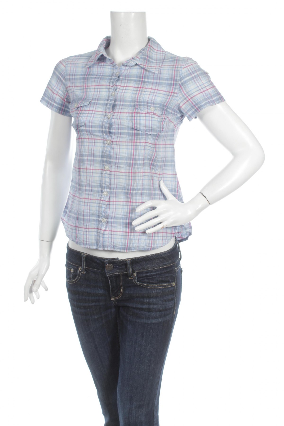 Γυναικείο πουκάμισο H&M L.o.g.g, Μέγεθος XS, Χρώμα Μπλέ, Τιμή 11,13 €