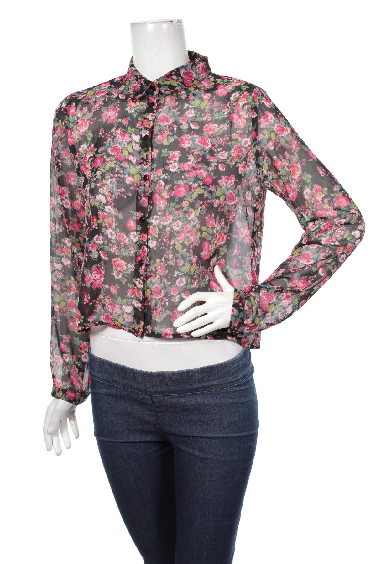 Γυναικείο πουκάμισο Jennyfer, Μέγεθος M, Χρώμα Πολύχρωμο, Τιμή 16,70 €