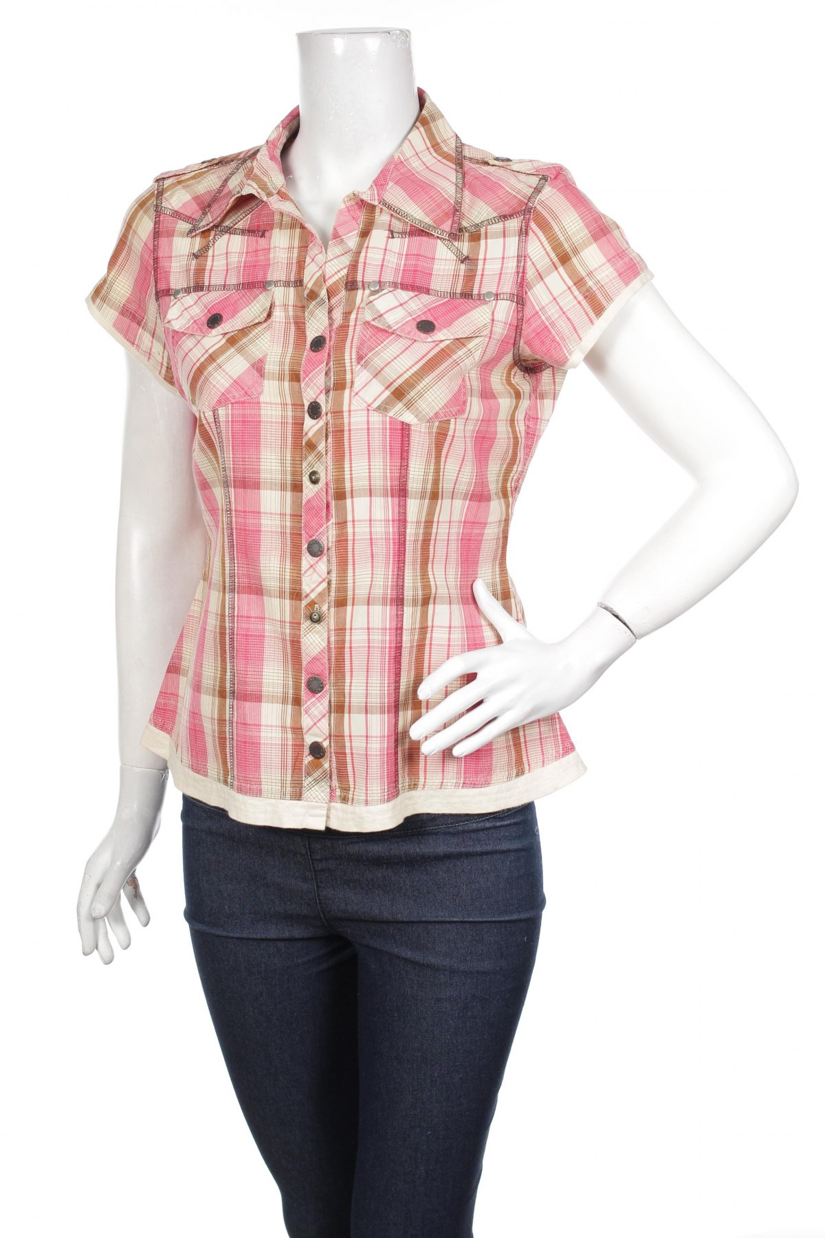 Γυναικείο πουκάμισο Lene.v, Μέγεθος M, Χρώμα Πολύχρωμο, Τιμή 11,75 €
