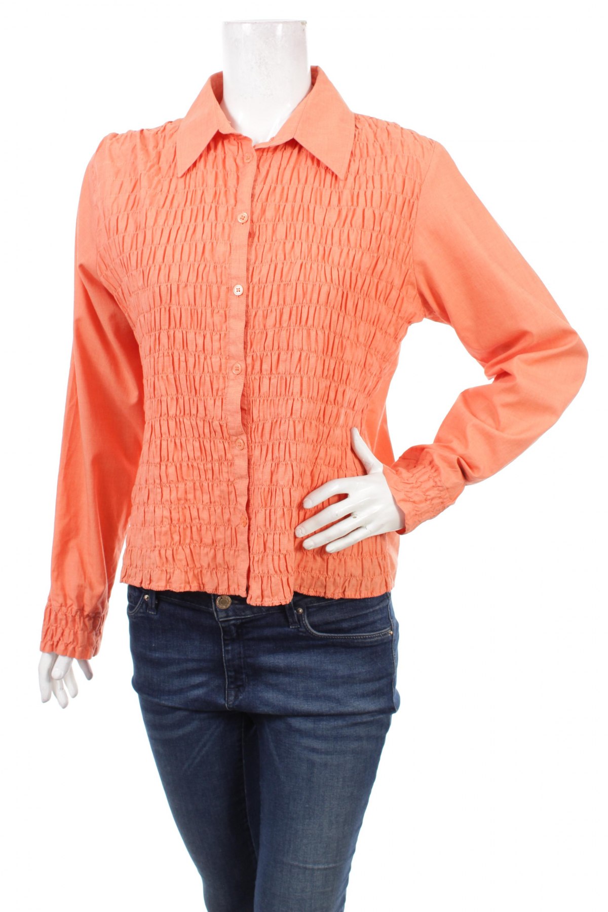 Γυναικείο πουκάμισο Marco Pecci, Μέγεθος M, Χρώμα Πορτοκαλί, Τιμή 14,23 €