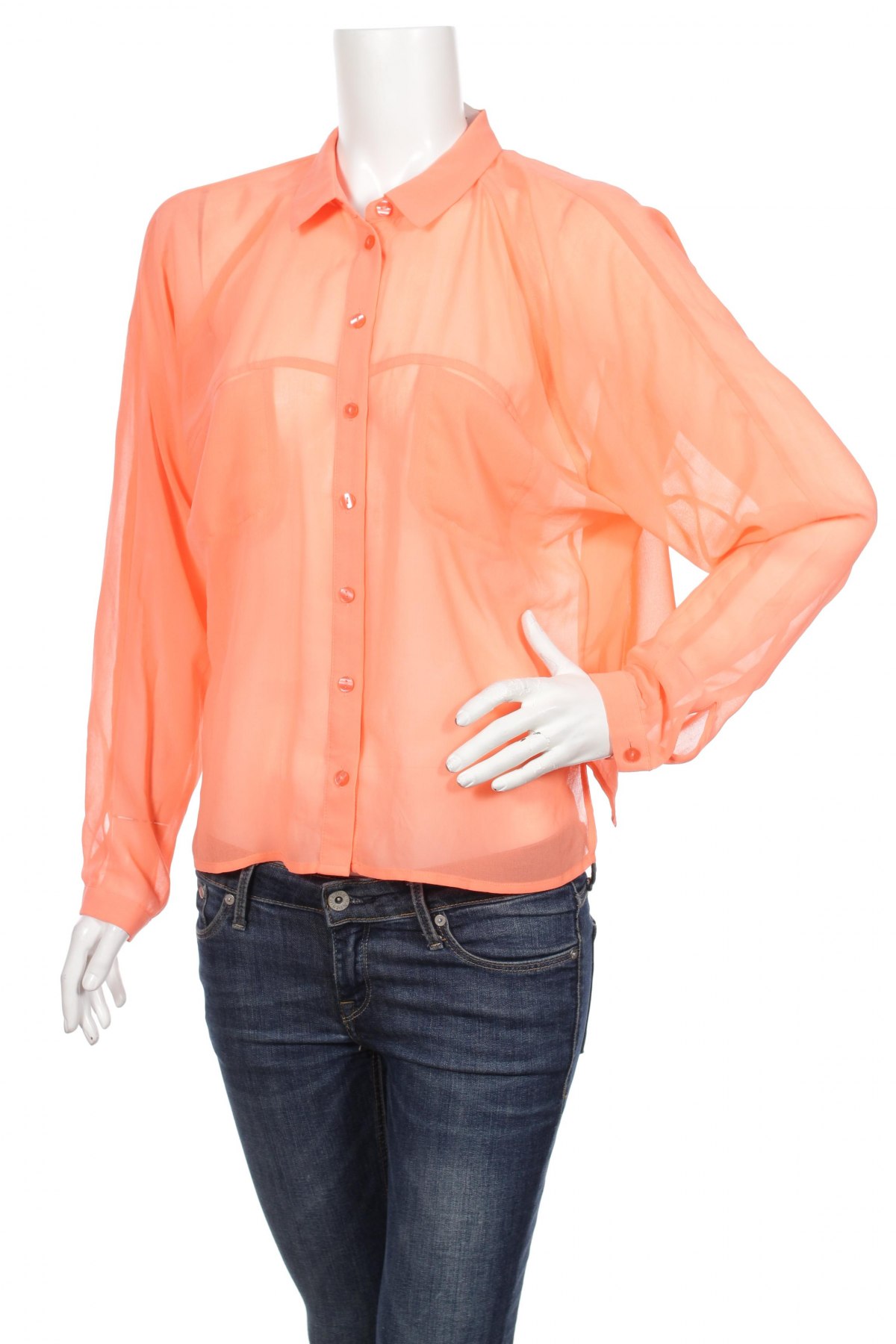 Γυναικείο πουκάμισο Monki, Μέγεθος M, Χρώμα Πορτοκαλί, Τιμή 13,61 €