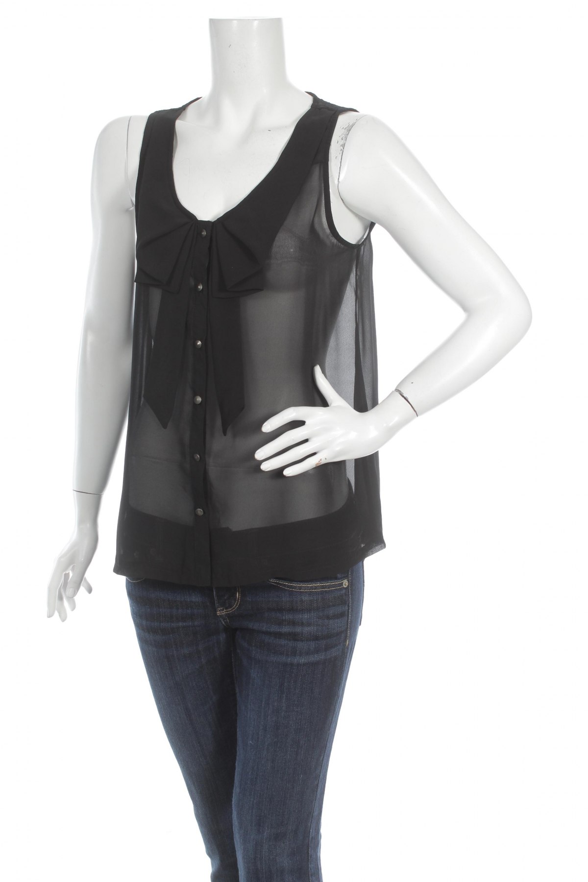 Γυναικείο πουκάμισο Only, Μέγεθος M, Χρώμα Μαύρο, Τιμή 9,90 €