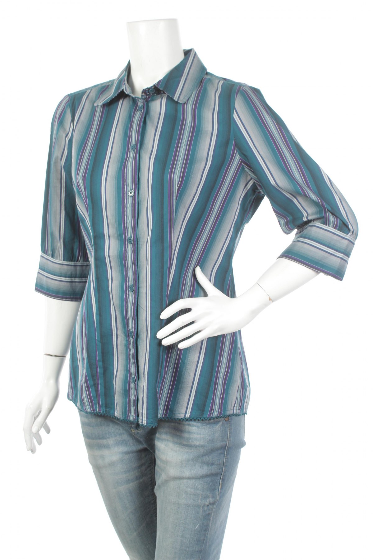 Γυναικείο πουκάμισο Street One, Μέγεθος M, Χρώμα Πολύχρωμο, Τιμή 15,46 €