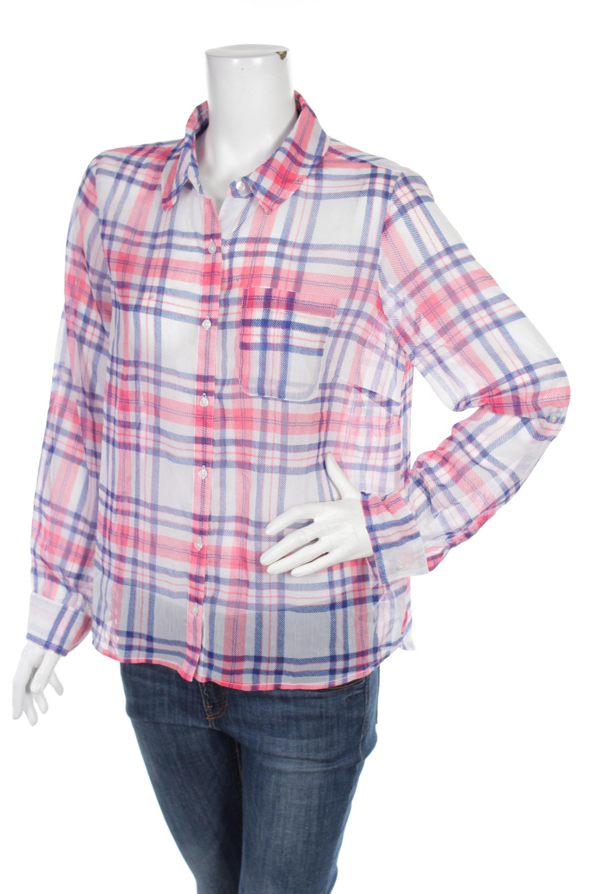 Γυναικείο πουκάμισο Woman By Tchibo, Μέγεθος L, Χρώμα Πολύχρωμο, Τιμή 15,46 €