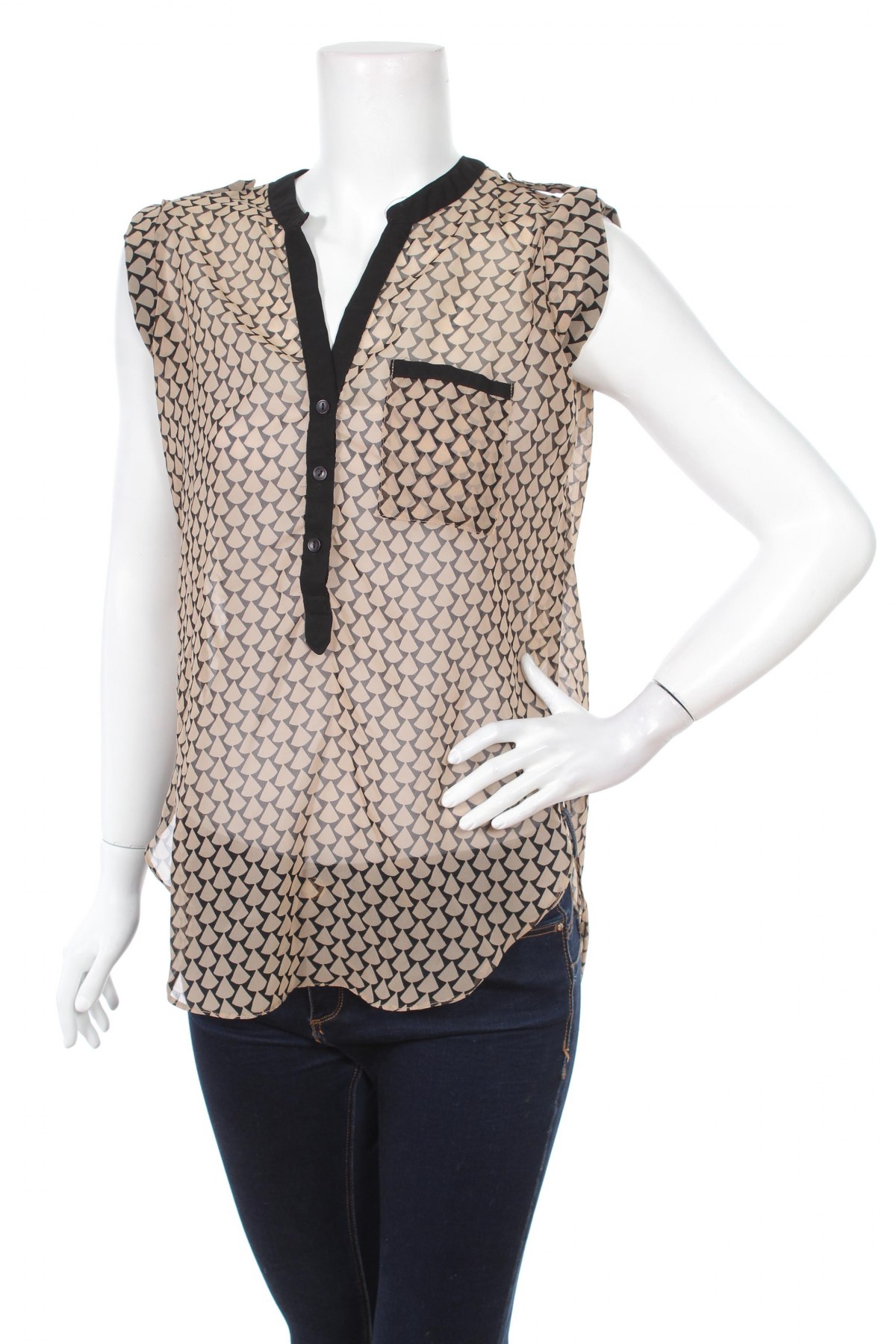 Дамска блуза Antilia Femme, Размер S, Цвят Кафяв, Цена 19,00 лв.