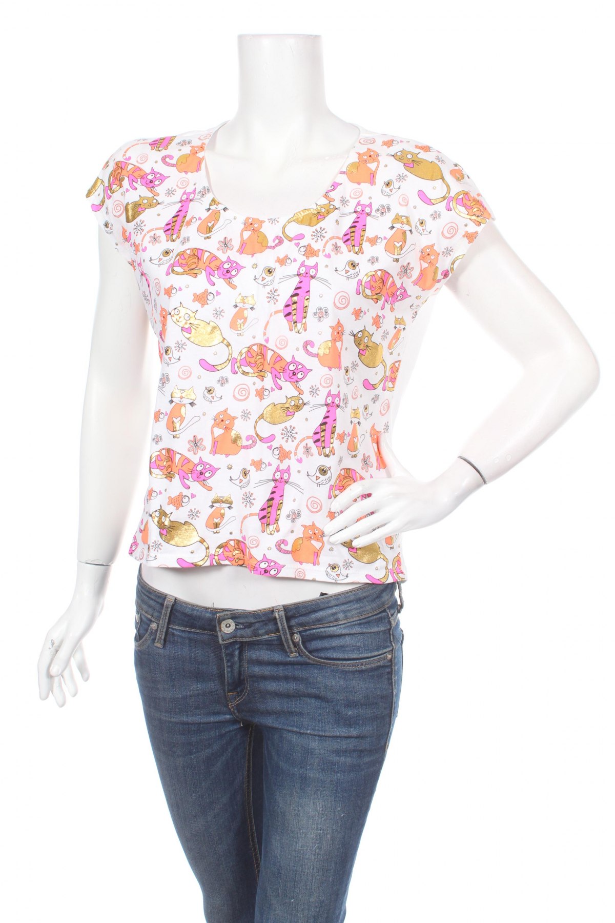 Дамска блуза Ole By Koton, Размер M, Цвят Многоцветен, Цена 32,50 лв.
