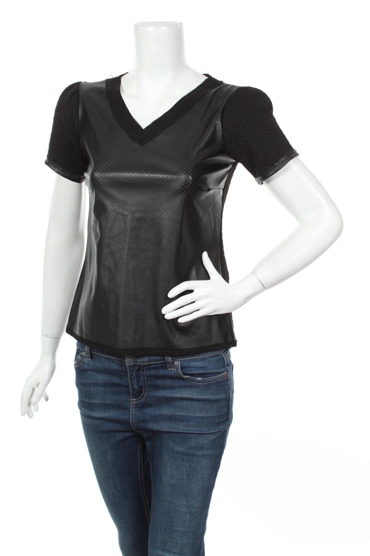 Дамска блуза Roberta Biagi, Размер XS, Цвят Черен, Цена 46,00 лв.