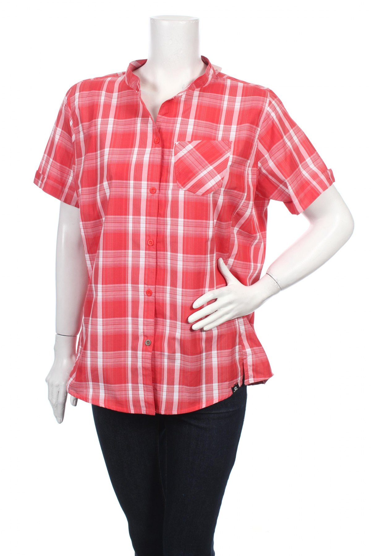 Дамска риза Salomon, Размер XL, Цвят Червен, Цена 35,00 лв.