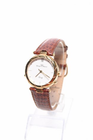 Часовник Yonger & Bresson, Цвят Кафяв, Естествена кожа, метал, Цена 53,85 лв.